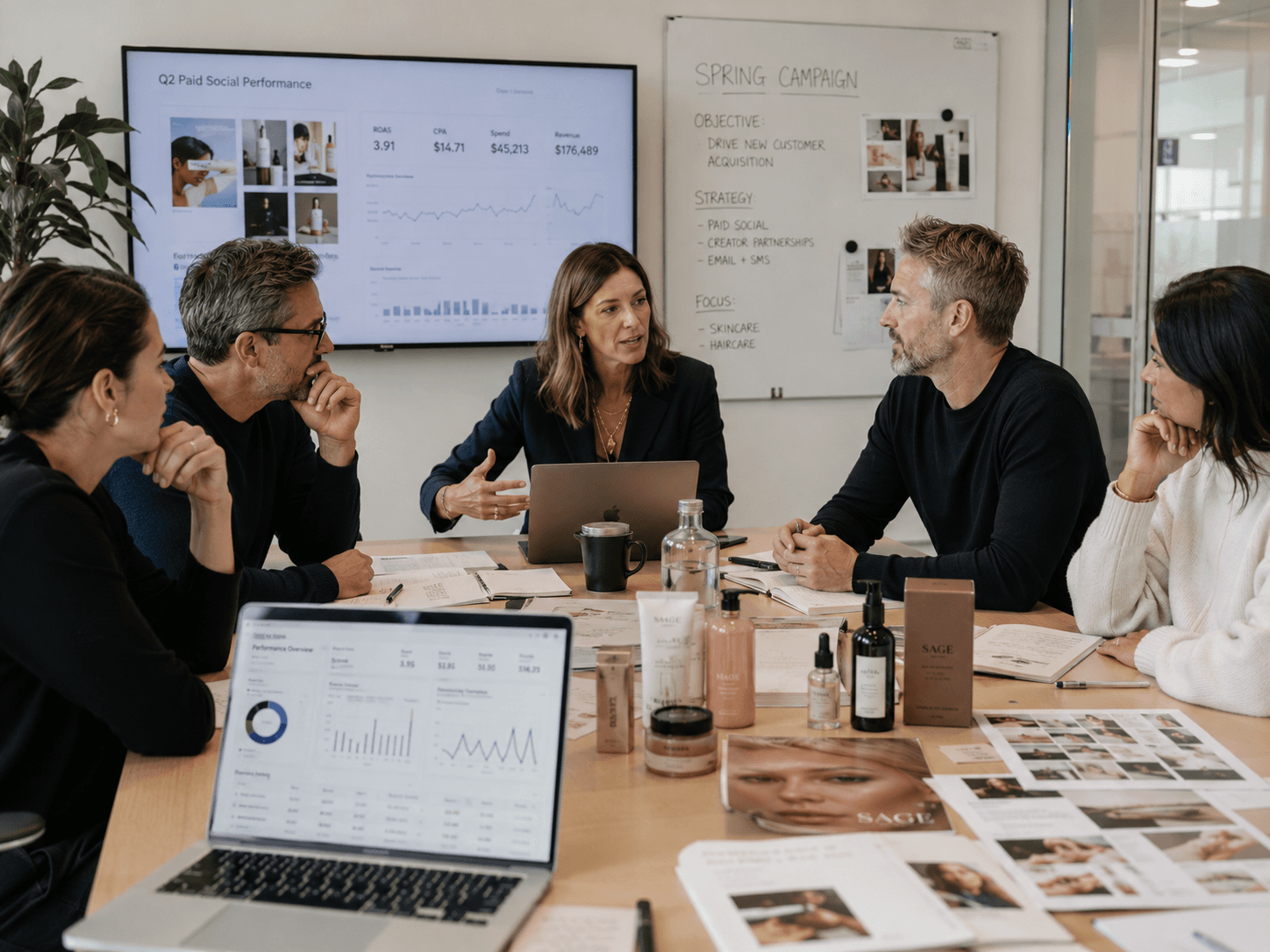The Sagum team, senior operators behind the strategy