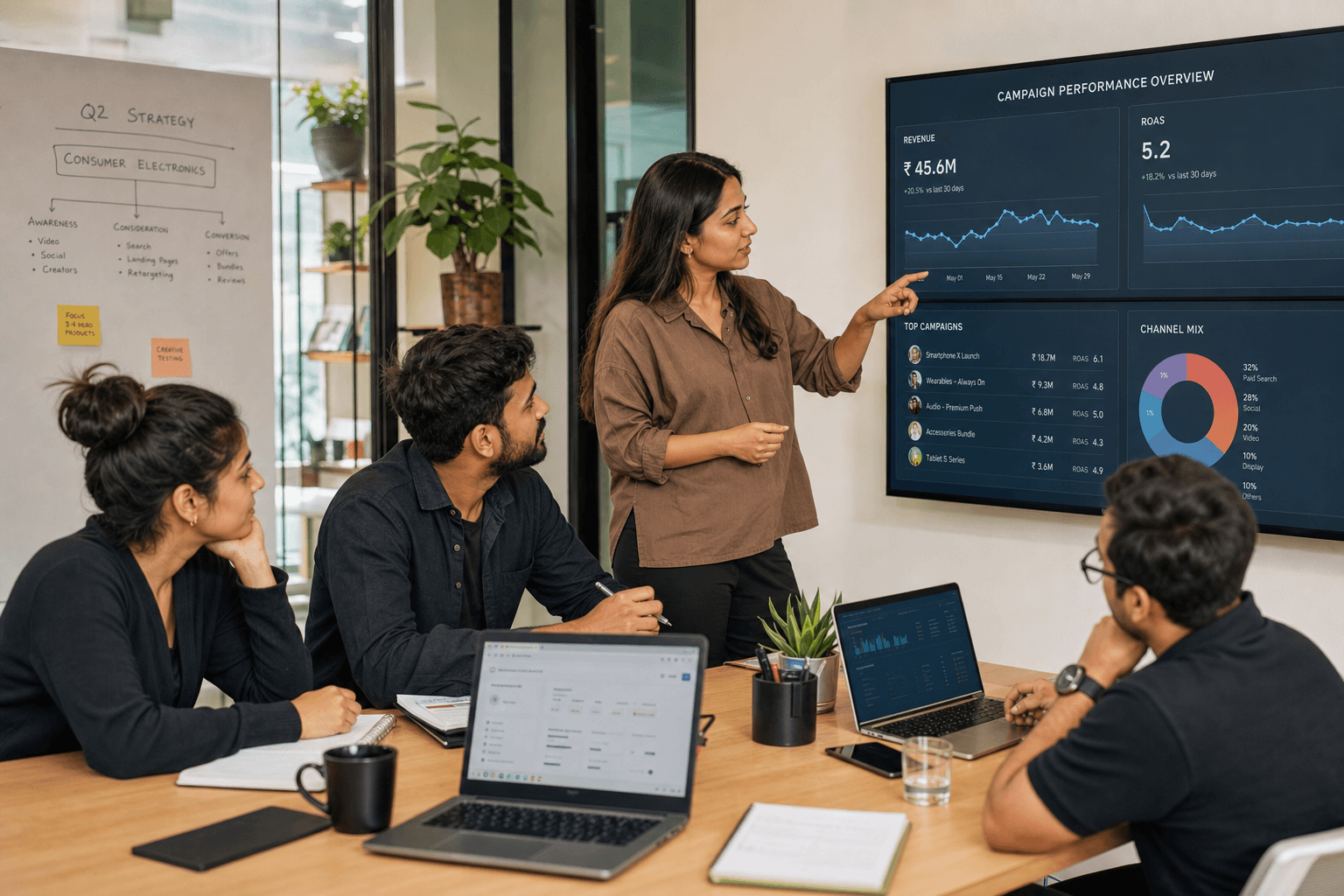 The Sagum team, senior operators behind the strategy