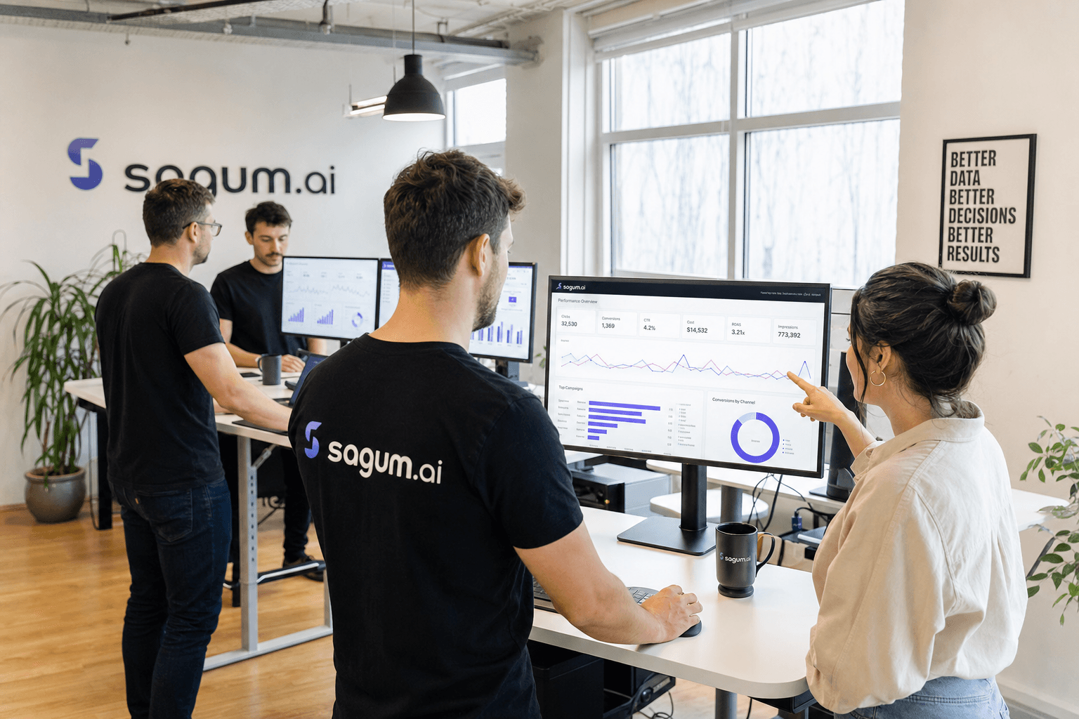 The Sagum team, senior operators behind the strategy