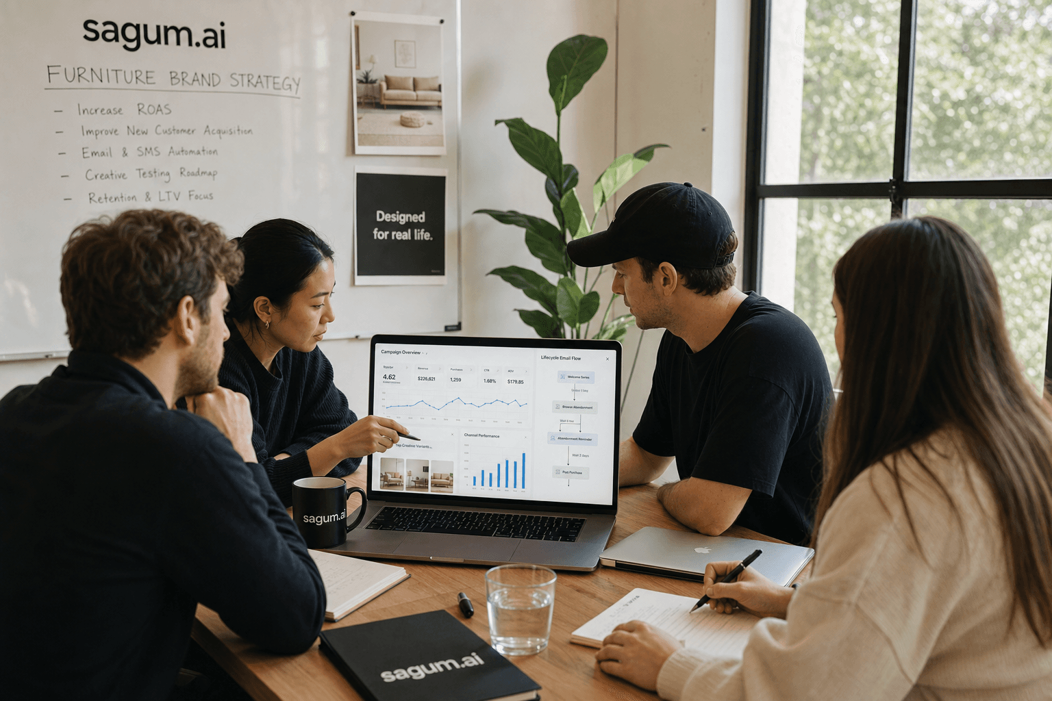 The Sagum team, senior operators behind the strategy