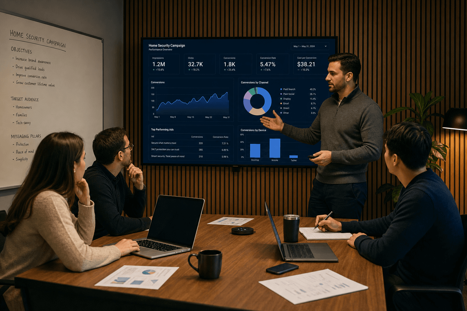 The Sagum team, senior operators behind the strategy