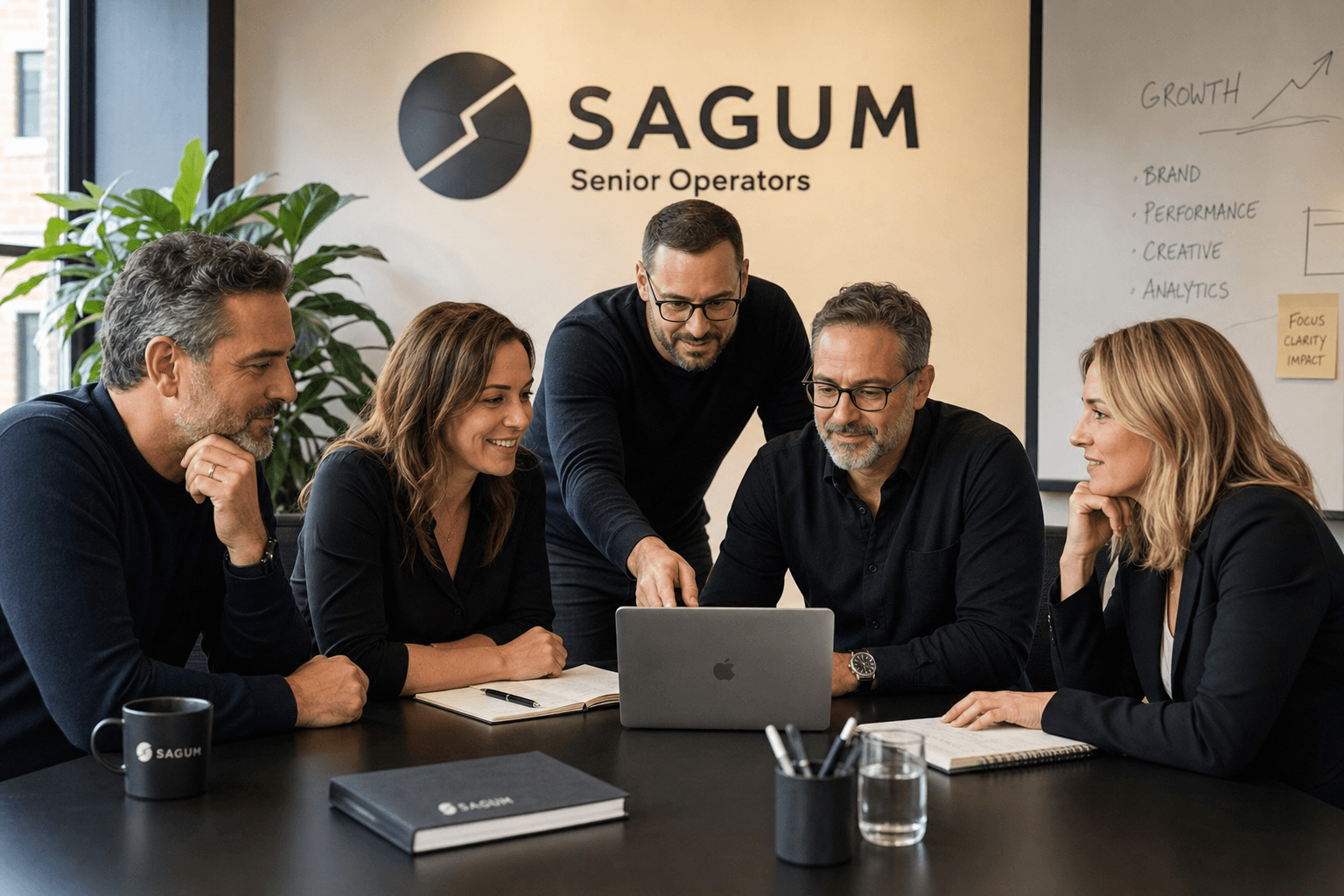 The Sagum team, senior operators behind the strategy