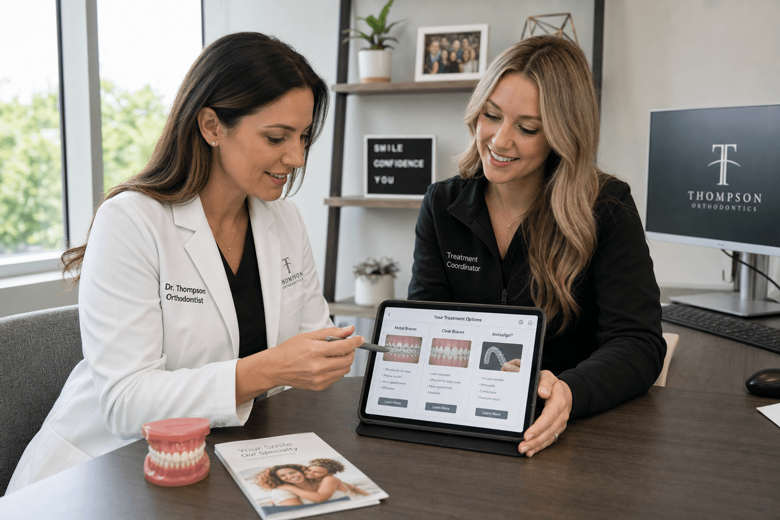 The advertising strategy for a Orthodontists business