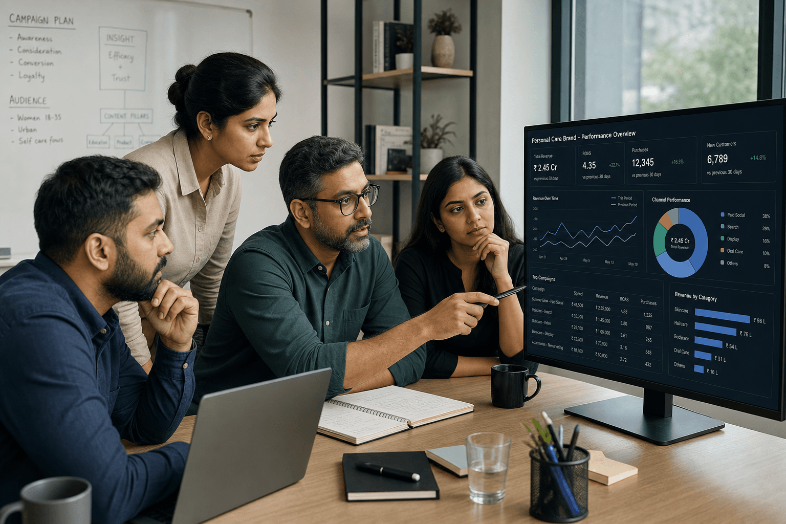 The Sagum team, senior operators behind the strategy
