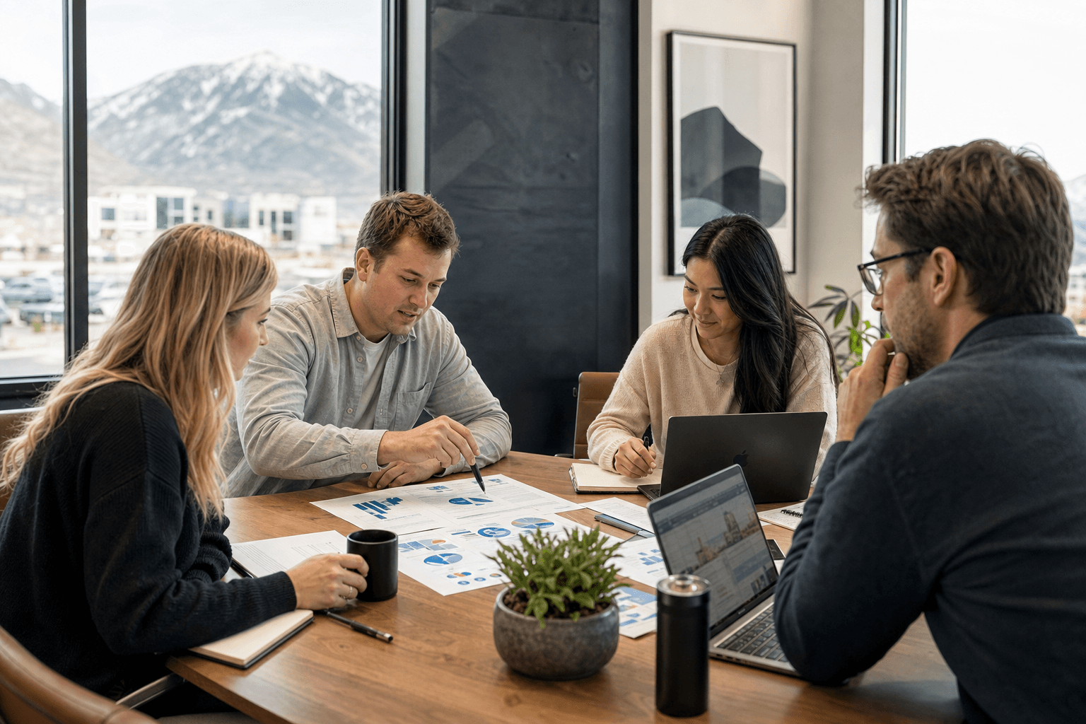 The Sagum team, senior operators behind the strategy