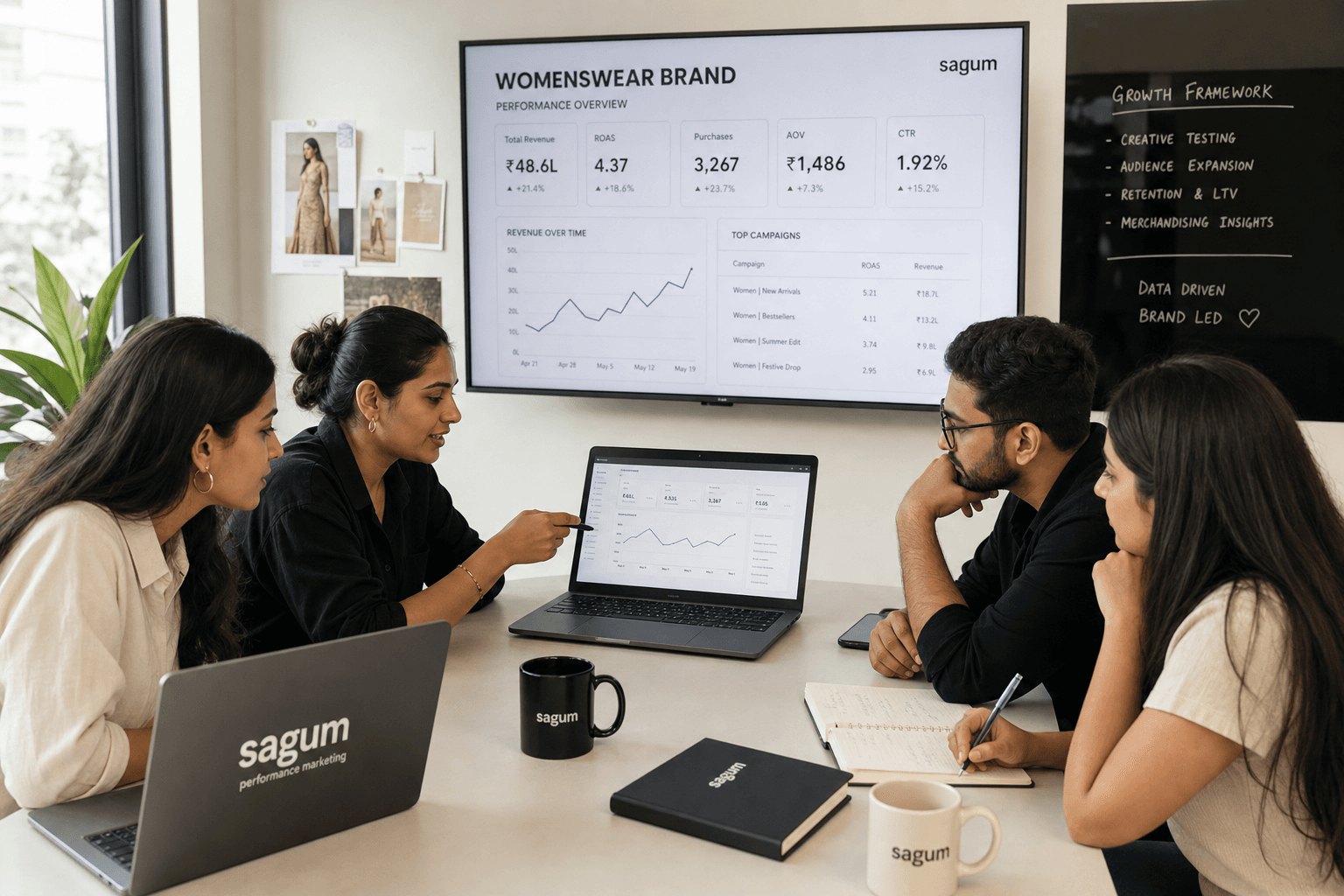 The Sagum team, senior operators behind the strategy