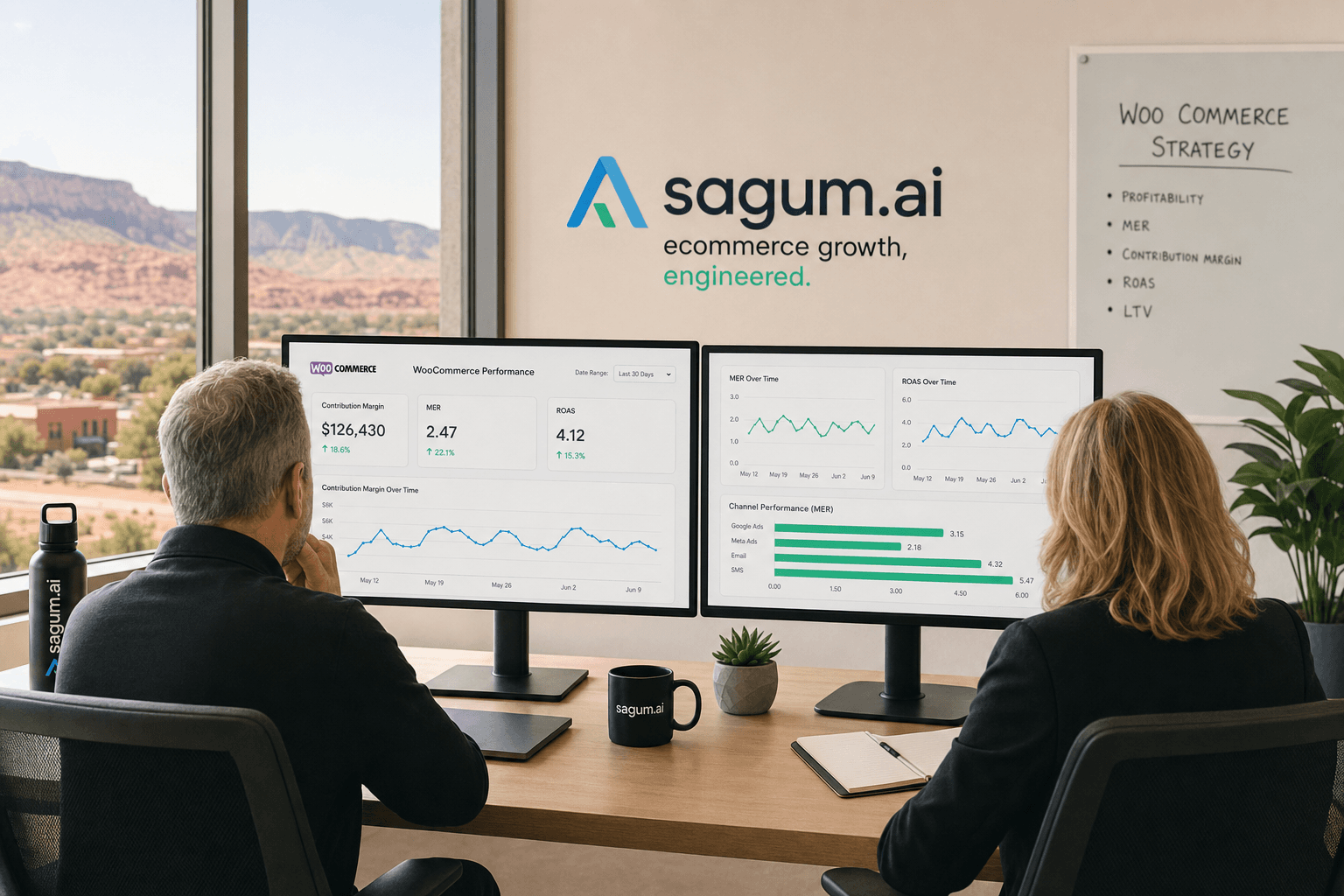 The Sagum team, senior operators behind the strategy
